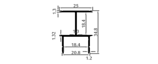 18 mm Suntalam Dik Dönüş	 	ÇP 0066