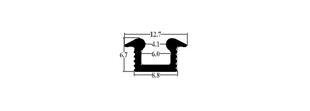 Tekli Gömme Alt Ray	 	SR 1734 D
