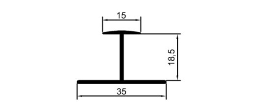 18 mm "H" Birleştirme	 	ÇP 0070