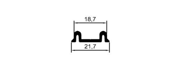 Hafif Cam Sürgü Alt Ray	 	ÇP 0084