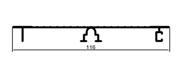 12 cm Kalın Çizgili Baza	 	MD 1014 Ç