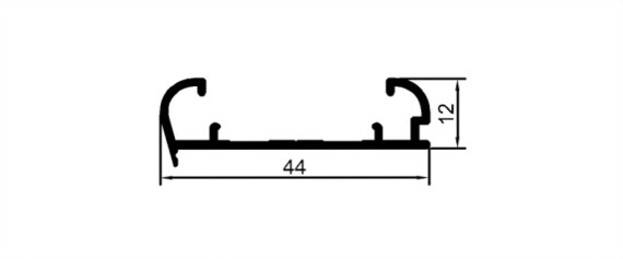 40 mm Tezgah Alın Profili	 	MD 1030