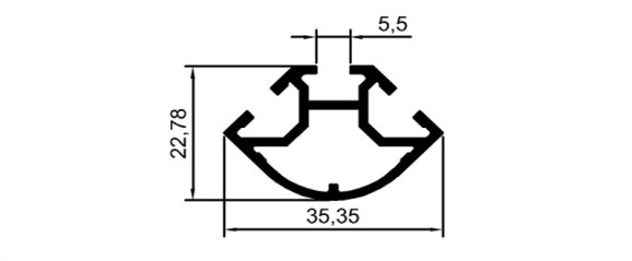 Oval Dikme Profili	 	MD 1047