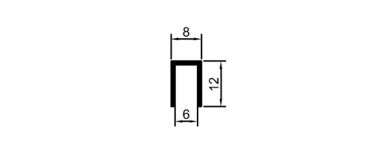 6 mm "U" Kapama	 	MD 1058 C