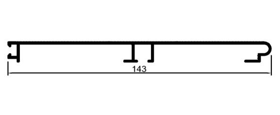 15 cm Çizgili Baza	 	MD 1059 A