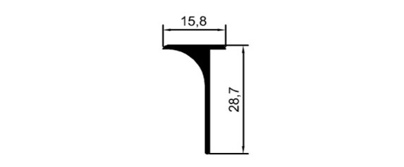 Tezgah Bitiş Çitası	 	MD 1073