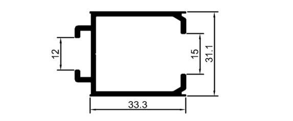 Ağır Sistem Üst Ray	 	MD 1074 A