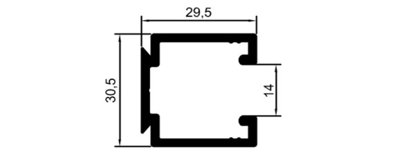 Ağır Sistem Üst Ray	 	MD 1074 B