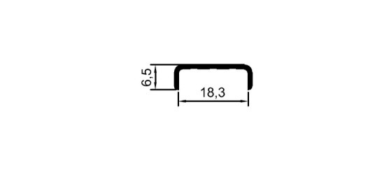 18 mm "U" Kapama	 	MD 1090
