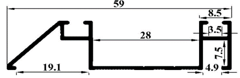 8 mm Üst Ray	 	SR 1727