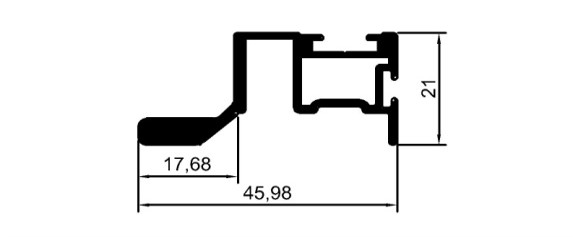 8 mm Dıştan Tutmalı Boy Kulp	 	SR 1730