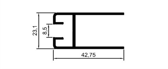 8 mm Vidalı Alt Kayıt	 	SR 1736
