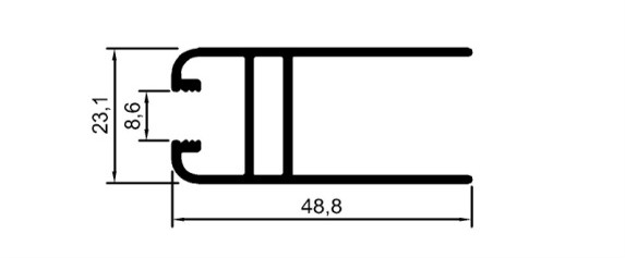 8 mm Tırnaklı Alt Kayıt	 	SR 1737