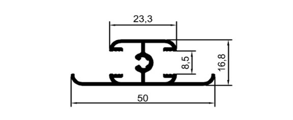 8 mm Geniş Orta Kayıt	 	SR 1749 A