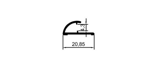 Bombe Kapak Profili	 	ZA 6004 A